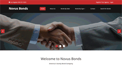 Desktop Screenshot of novusbonds.com